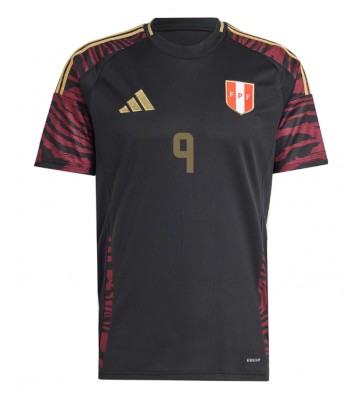 Peru Paolo Guerrero #9 Udebanetrøje Copa America 2024 Kortærmet
